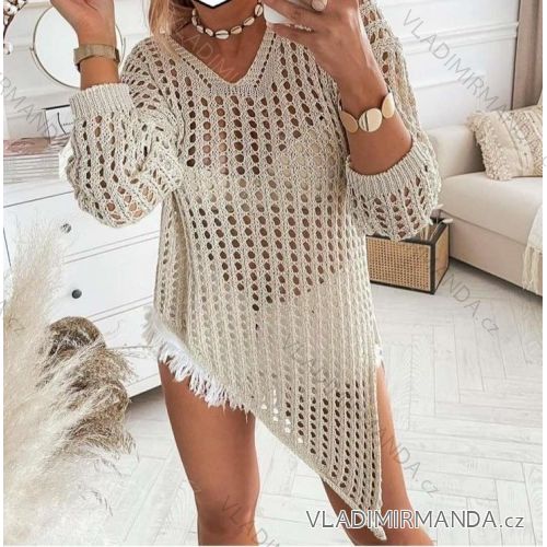 Dress with 3/4-sleeve ladies pocket (uni sl) ITALIAN Fashion IM3181746