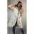 Bunda/Kabát dlouhý rukáv dámská (L/XL ONE SIZE) ITALSKÁ MODA IM4211311/DR black L / XL