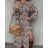 Women's Long Sleeve Dress (S / M ONE SIZE) ITALIAN FASHION IMWG216877