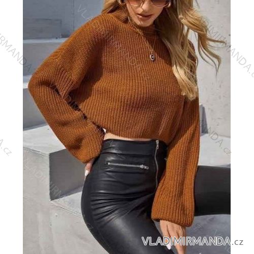 Women's Long Sleeve Sweater (S / M ONE SIZE) ITALIAN FASHION IMWA217073