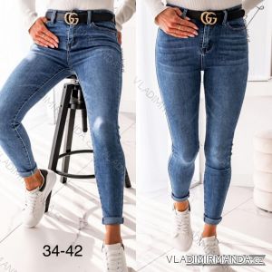 Rifle jeans dlouhé dámské (34-42) JEANS JAW21222