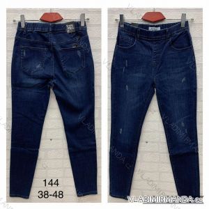 Rifle jeans dlouhé na gumu v pase dámské (38-48) JEANS JAW21232