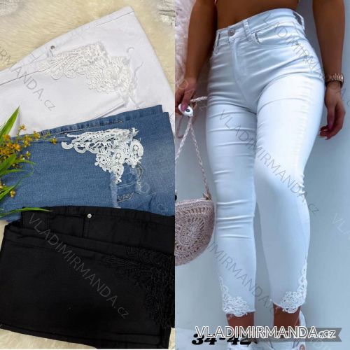 RIfle jeans dlouhé dámské (34-42) JEANS JAW21241