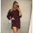 Dress ala t-shirt 3/4 long sleeve (uni L / 3XL) ITALIAN FASHION IM421047 / DR