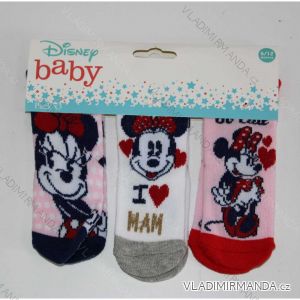 Ponožky slabé minnie mouse dojčenskej detské dievčenské (0-12 mesiacov) SETINO HU0619