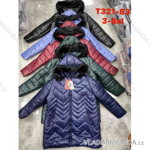 Zip Hooded Long Sleeve Women's Oversized (3XL-7XL ONE SIZE) POLISH FASHION PMWT21T21-70