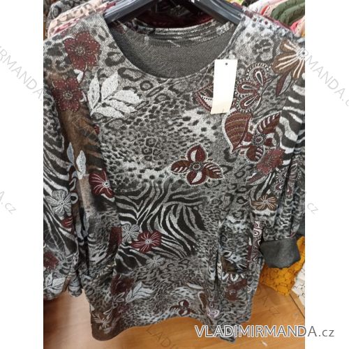 Šaty dlhý rukáv dámske (L / XL ONE SIZE) TALIANSKÁ MÓDA MA821043