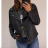 Bunda koženková křívák dámská nadrozměr (3XL-7XL) MISS SISSI ITALSKá MóDA MA121232