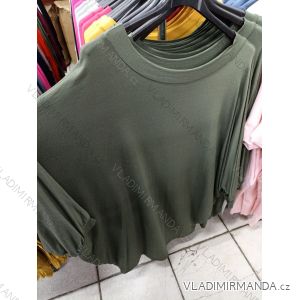 Šaty oversize dlouhý rukáv dámské nadrozměr (XL/2XL ONE SIZE) ITALSKá MODA IM721354