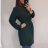 Women's long-sleeved shirt dress (2XL / 3XL ONE SIZE) ITALIAN FASHION IM321525 / DR 2XL/3XL red