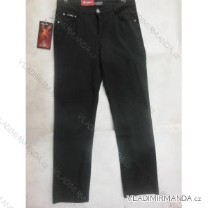 Kalhoty plátěné tenké letní dámské (30-42/černá) SUN BIRD SO7005A