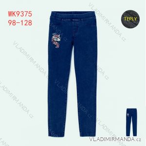 Isolierte Jeans-Leggings für Mädchen (98-128) KUGO WK9375