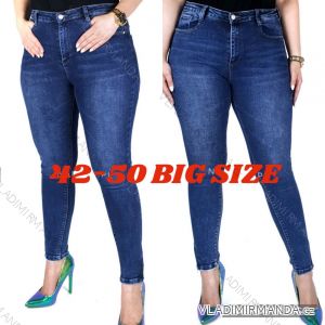 Rifle jeans dlouhé dámské nadrozměr (42-50) JEANS JAW21250