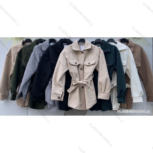 Women's long flannel jacket long sleeve (S / M ONE SIZE) ITALIAN FASHION IMWM217228
