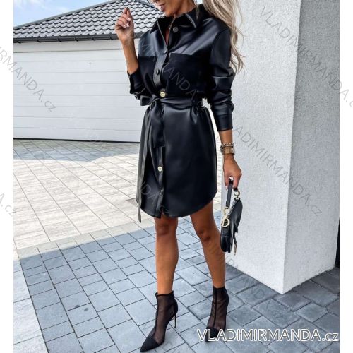 Women's long flannel jacket long sleeve (S / M ONE SIZE) ITALIAN FASHION IMWM217228