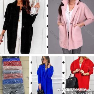 Alpaca Long Sleeve Jacket Women (S / M ONE SIZE) ITALIAN FASHION IMWD217357
