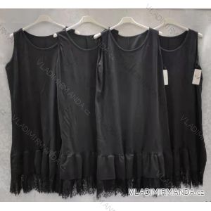 Šaty bez rukávu dámská nadrozměr (3XL/4XL ONE SIZE) ITALSKÁ MÓDA IMWQ21209