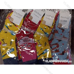 Ponožky veselé dámské pánské (35-39, 38-43) EMI ROSS ROS21ECC-2502AB