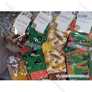 Ponožky veselé dámské pánské (35-39, 38-43) EMI ROSS ROS21ECC-2503AB