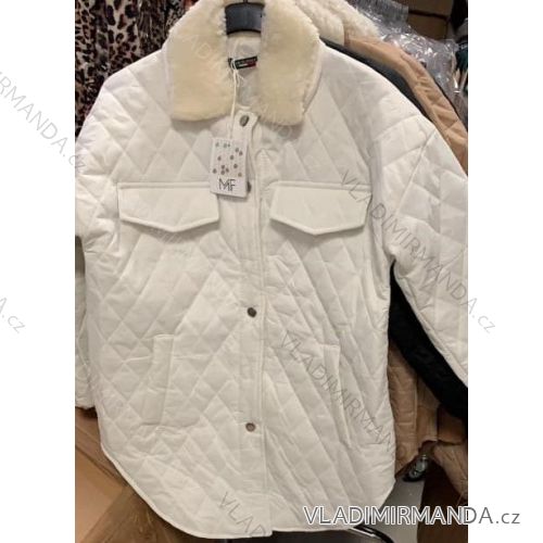 Bunda dlhý rukáv dámska (S / M ONE SIZE) TALIANSKÁ MÓDA IMM211505