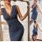 Šaty elegantní bez rukávu dámské (S/M ONE SIZE) ITALSKÁ MÓDA IMM211608