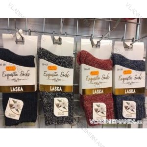 Ponožky termo teplé bavlněné dámské (35-42) AMZF AMZF21PB-22