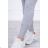 Set with wide jeans cuffs