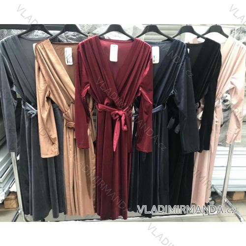 Women's Elegant Long Sleeve Dress (S / M ONE SIZE) ITALIAN FASHION IMWD216583