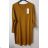 Women's Sweater Long Long Sleeve Knitted Dress (L / XL ONE SIZE) ITALIAN FASHION IM721314 Wine xl/2xl one size