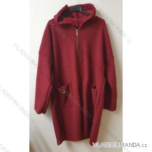 Kabát podzimní na zip dámský oversize (3XL/4XL ONE SIZE) ITALSKá MóDA IMB21404
