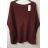 Damen Langarm Pullover (S / M / L Einheitsgröße) ITALIAN FASHION IMWA214327 schwarz XL / 3XL