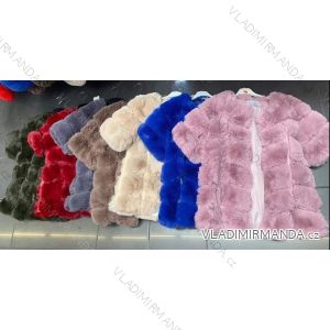 Kabátik kožúšok dámsky (S / M ONE SIZE) TALIANSKÁ MÓDA IMWA217631
