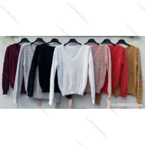 Women's Long Sleeve Sweater (S / M / L one size) ITALIAN FASHION IMWA214327