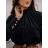 Halenka elegantní dlouhý rukáv dámská (S/M ONE SIZE) ITALSKÁ MÓDA IMWA217653