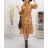Summer Shirt Dress Long Sleeve Oversize Women's (S / M ONE SIZE) ITALIAN FASHION IMWM216078