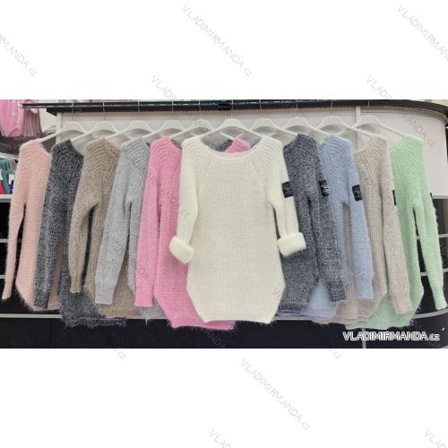 Women's Long Sleeve Sweater (S / M ONE SIZE) ITALIAN FASHION IMWA216590