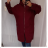 Fleece coat with lining women's extended (s, m, l, xl) ITALIAN FASHION IMC1812182C 2XL/3XL Wine