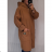 Fleece coat with lining women's extended (s, m, l, xl) ITALIAN FASHION IMC1812182C 2XL/3XL Wine
