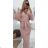 Šaty úpletové dlhé elegantný dlhý rukáv dámsky (S / M ONE SIZE) TALIANSKÁ MÓDA IMWHK217704