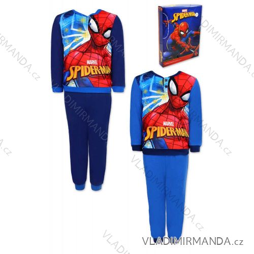 Pyžamo dlouhé teplé spiderman dětské chlapecké (3-8 let) SETINO SP-G-PYJAMAS-80