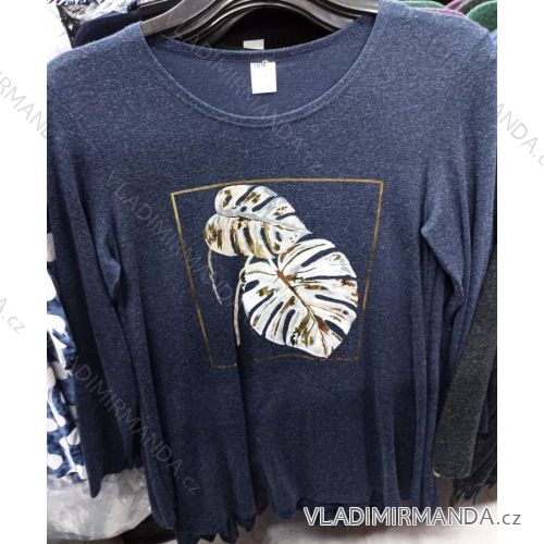 Damen Tunika Langarm Übergröße (l-4xl) L.G.M. Polnische Mode LGM20022