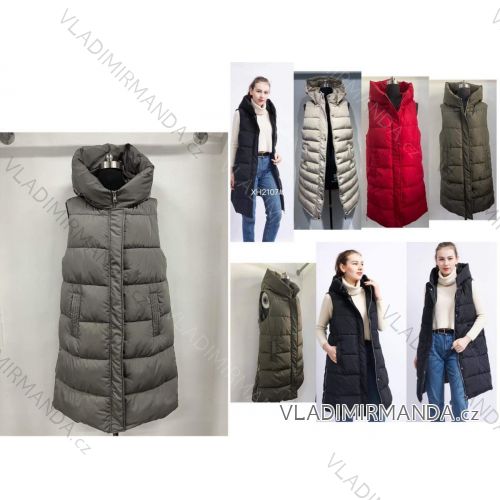 Vesta s kapucí dámská (S-XL) ITALSKÁ MÓDA PMWL217718