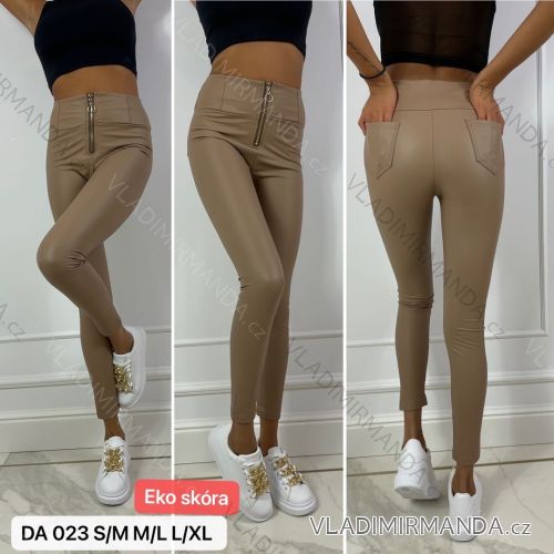 Legíny koženkové dlouhé dámské (S-XL) TURECKÁ MÓDA TMWL211840