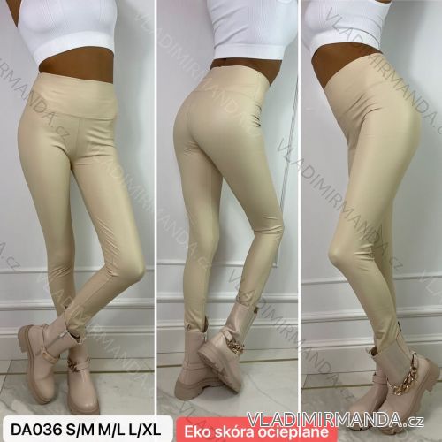 Legíny koženkové dlhé dámske (S-XL) TURECKÁ MÓDA TMWL21DA036