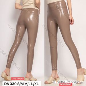 Legíny latexové dlouhé dámské (S-XL) TURECKÁ MÓDA TMWL21DA039