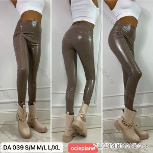 Legíny latexové dlouhé dámské (S-XL) TURECKÁ MÓDA TMWL21DA038