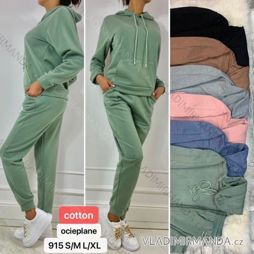 Set of long sweatpants and long sleeve sweatshirt for women (UNI S / XL) TURKISH FASHION TMWL209958