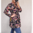 Šaty elegantní dlouhý rukáv dámské (S/M ONE SIZE) ITALSKÁ MÓDA IMWA21539/DR Černá S/M