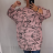 Šaty dlouhý rukáv dámské (L/XL ONE SIZE) ITALSKá MóDA MA821114