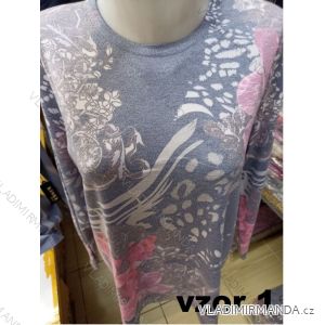Tunika dlouhý rukáv dámská Kinga (L-XL) POLSKÁ MODA PME21016